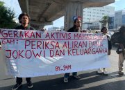 GAM Melakukan Aksi  Unjuk Rasa Di Pertigaan Hertasning Pettarani, Ini Tuntutannya