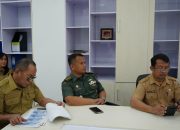 Pamen Ahli Bid. Ekonomi Poksahli Pangdam XIV/Hsn Menghadiri Rakor Pengendali Inflasi Daerah Secara Virtual