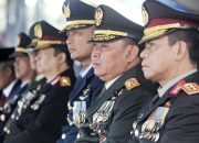 Pangdam XI/Hsn Hadiri Upacara dan Syukuran HUT Ke-79 TNI Angkatan Laut di Lantamal VI Makassar