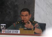 Kasdam XIV/Hsn Terima Paparan Kesiapan Pelaksanaan TMMD Ke-122 TA. 2024