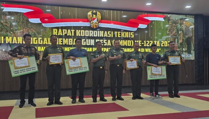 Satgas TMMD ke-121 Kodam XIV/Hsn Raih Sejumlah Penghargaan di Lomba Karya Jurnalistik