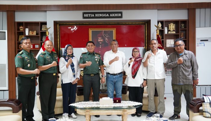 Pangdam XIV/Hsn Menerima Audiensi Direksi Harian Fajar