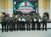 Berikut Para Dansatgas Pemenang LKJ TMMD ke-121 TA 2024 Yang Menerima Penghargaan Oleh Pangdam XIV/Hsn