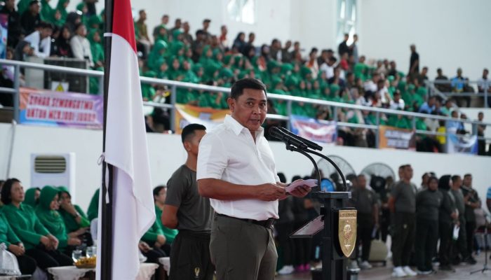 Pangdam XIV/Hsn Memimpin Penutupan Open Tournament Kejurnas Sepak Takraw Piala Panglima TNI di Makassar