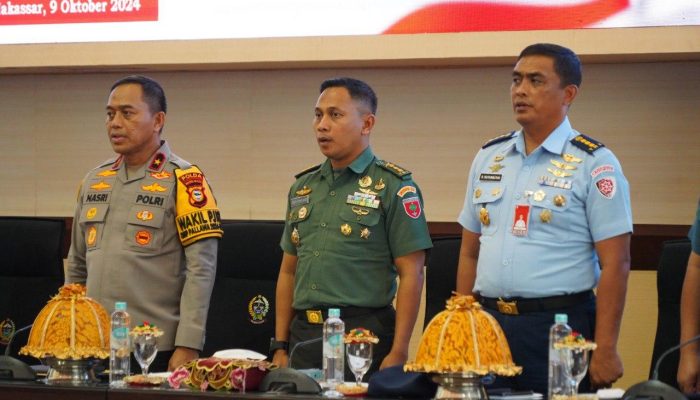 Asops Kasdam XIV/Hsn Menghadiri Rakor Bersama Forkopimda Sulsel