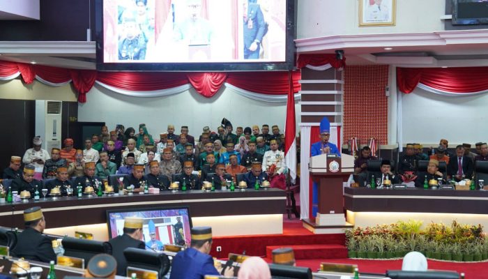 Pangdam XIV/Hsn Menghadiri Rapat Paripurna Hari Jadi Ke-355 Sulawesi Selatan Tahun 2024