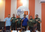 Bekangdam XIV/Hsn Dalam Siaran TNI (Interaktif) RRI Makassar : Bahas Dukungan Program “Hasanuddin Peduli Anak Sekolah” Pada Bidang Perbekalan