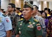 Pamen Ahli Bid Idpol Poksahli Pangdam XIV/Hsn Menghadiri Wisuda Daerah Universitas Terbuka Makassar 2024