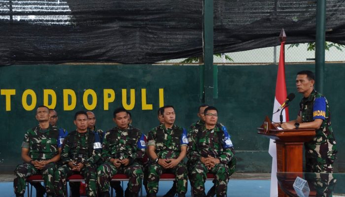 Kaji Ulang Latihan Lapangan “Perisai Waspada-24” Korem 141/Toddopuli Tahun 2024