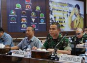 Gunakan Teknologi Drone dan Video, Kasdam XIV/Hsn Memonitoring dan Memantau Situasi TPS Melalui Vicon