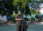 Kasdam XIV/Hsn Memimpin Upacara HUT Ke-53 Korpri di Makodam
