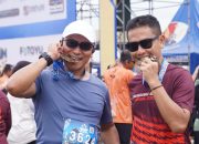 Asops dan Kapendam XIV/Hsn Turut Meriahkan Event Lanud Sultan Hasanuddin Air Force Run 2024