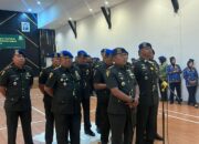 Danpomdam XIV/Hsn Pimpin Upacara Penyumpahan Penyidik Pomad Secara Virtual di Aula Pomdam XIV/Hsn