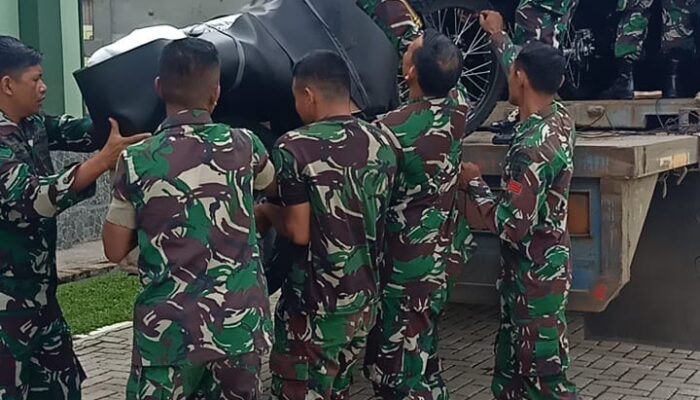Kodam XIV/Hsn Terima 2.145 Unit Sepeda Motor Operasional dari Kemenhan