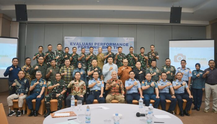 Irdam XIV/Hsn Hadiri Evaluasi Performance Personil BKO TNI Sub Holding R&P PT Kilang Pertamina Internasional