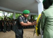 Pangdam XIV/Hsn Pimpin Ziarah Rombongan di TMP Panaikang Dalam Rangka Hari Juang TNI AD Tahun 2024