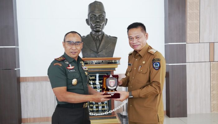 Pangdam XIV/Hsn Sambut Kunjungan Audiensi Pj. Gubernur Sulsel di Makodam