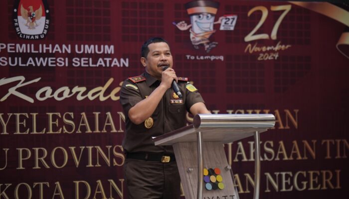 Kajati Sulsel Agus Salim Siapkan Jaksa Pengacara Negara Dampingi KPU  Hadapi Perselisihan Hasil Pilkada di MK