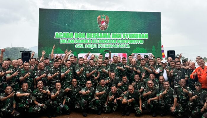 Pangdam XIV/Hsn Hadiri Doa Bersama dan Syukuran Agroforestri di Purwakarta