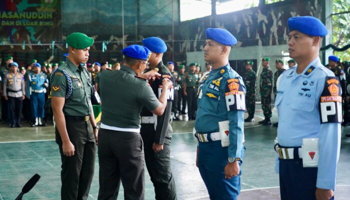 Pangdam XIV/Hsn Pimpin Upacara Gelar Operasi Gaktib dan Yustisi Polisi Militer TNI 2025