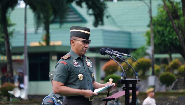 Bertindak Selaku Inspektur Upacara 17-an Bulan Februari Tahun 2025, Pangdam XIV/Hsn Bacakan Amanat Kasad