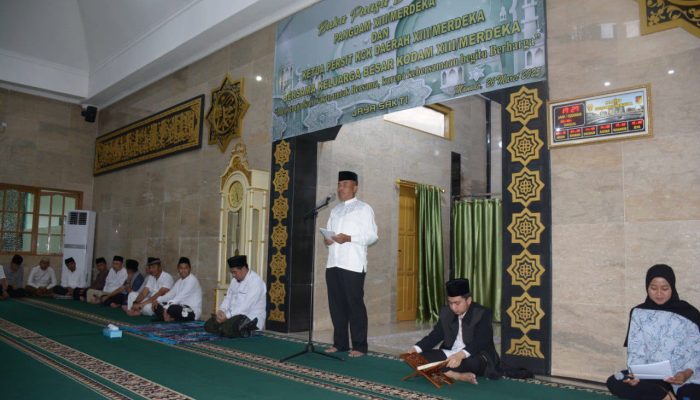 Kodam XIII/Merdeka Gelar Buka Puasa Bersama Anggota di Makodam