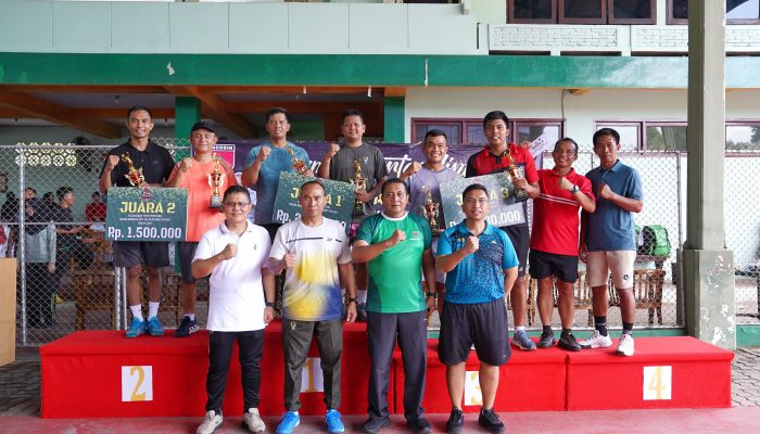 Pangdam XIV/Hsn Tutup Kejuaraan Tenis Lapangan dalam rangka Hari Ulang Tahun Ke-68 Kodam XIV/Hsn Tahun 2025