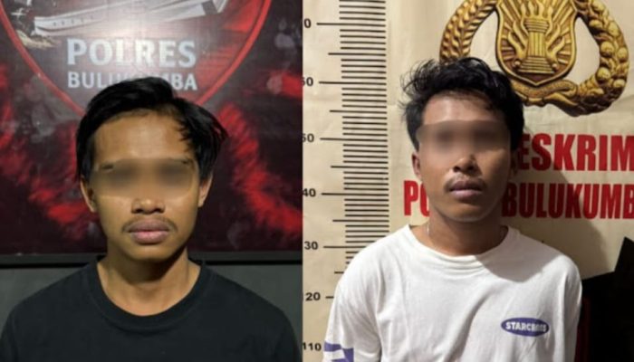 Dua Begal di Bulukumba Dibekuk, Begini Modus Operandinya