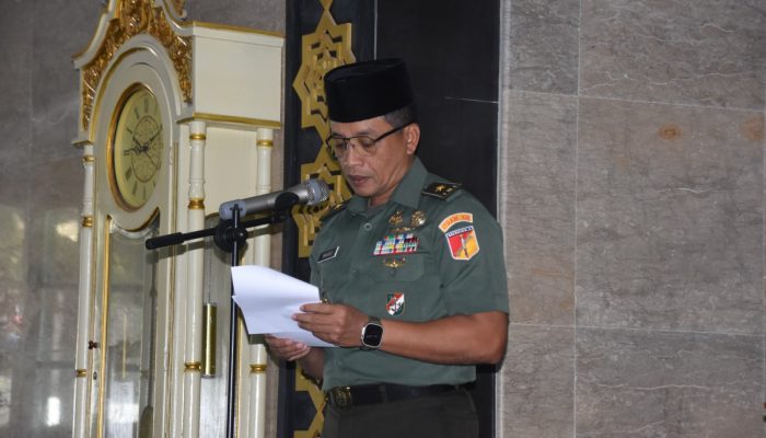 Peringati Tahun Baru Islam 1447 H, Pangdam XIII/Merdeka, Brigjen TNI Bagus Suryadi Tayo Ingatkan Pentingnya Mengevaluasi Diri sebagai Personil