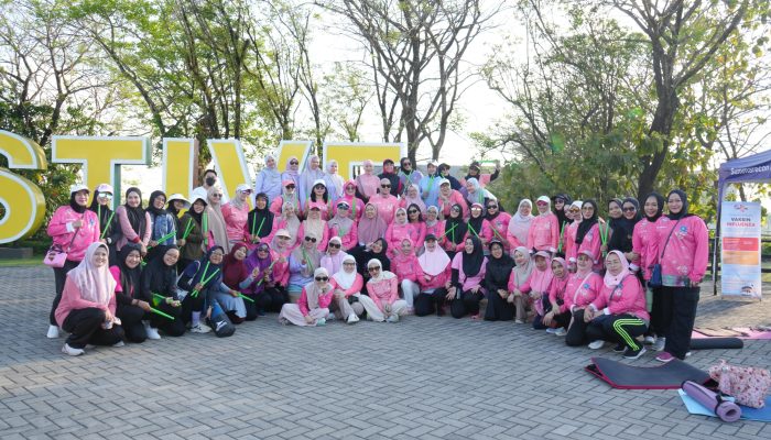 Kompak Tiga Organisasi Perempuan di Makassar Gelar Senam dan Pemeriksaan Kesehatan Gratis