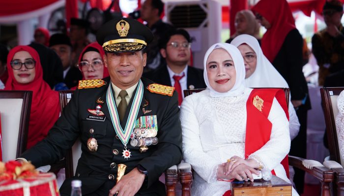 Pangdam XIV/Hsn Hadiri Upacara Peringatan HUT Ke-80 Kemerdekaan RI Tingkat Provinsi Sulsel