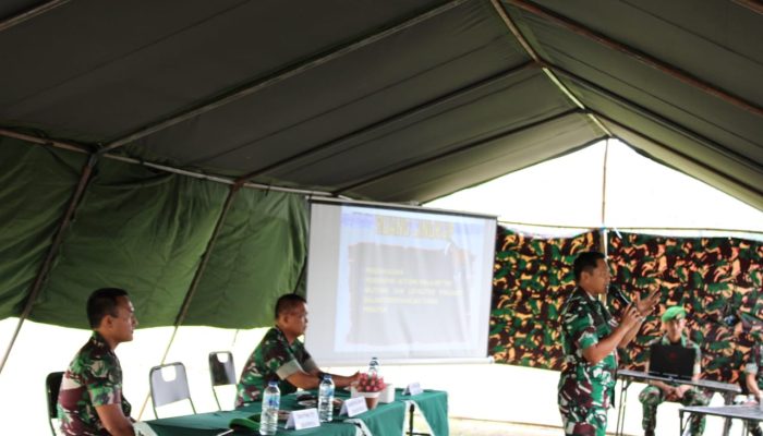Bukan Hanya Slogan, 335 Prajurit Yonif TP 824/Mo’e’a Berbangga dengan Tingkatkan Ketahanan Mental