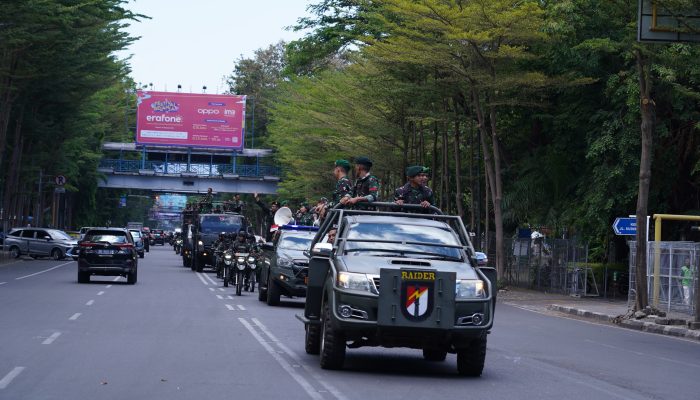 Jaga Kondusifitas Kota Makassar, Kodam XIV/Hasanuddin dan Ormas Gelar Patroli Bersama