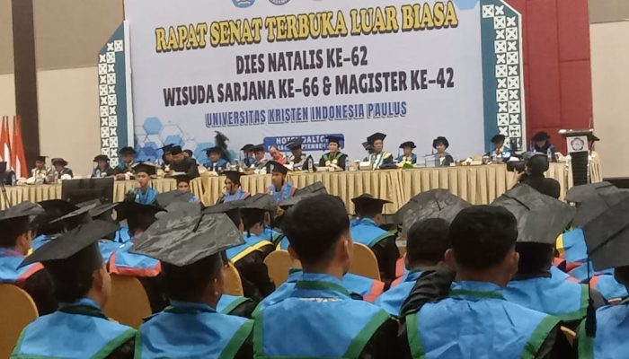 UKI Paulus Kukuhkan 621 Wisudawan, Meneguhkan Citra Akademik di Usia ke-62