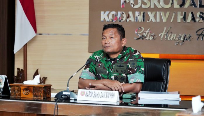 Wujudkan Pertahanan Tangguh, Kapoksahli Pangdam Hasanuddin Ikuti Rakor Nasional Tata Ruang Pertahanan