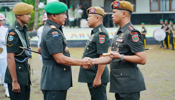 Pimpin Sertijab Danyon Arhanud 4/AAY,  Pangdam XIV/Hasanuddin Pastikan Tidak Ada Toleransi terhadap Tindakan Kekerasan di Satuan