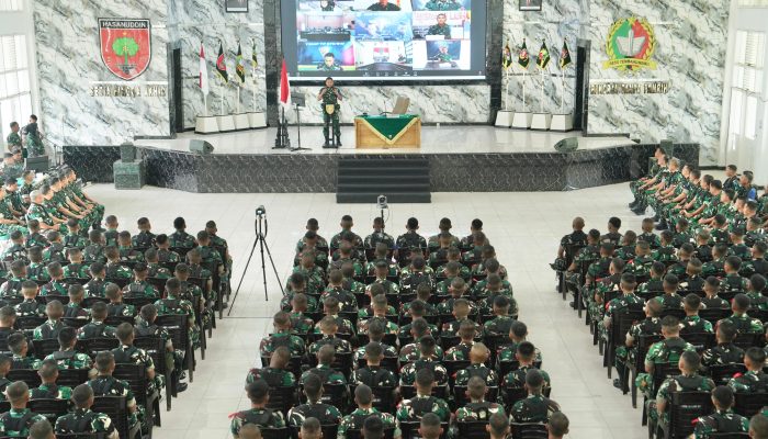 Pangdam XIV/Hsn Dorong Kadertih Jadi Ujung Tombak Keberhasilan Tugas Pokok Kodam XIV/Hsn