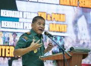 Gaungkan Good Governance dan Penguatan Ekonomi Rakyat di Hadapan Ratusan Pejabat, Pangdam XIV Hasanuddin Bilang Begini